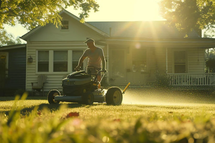 lightweight lawn mower