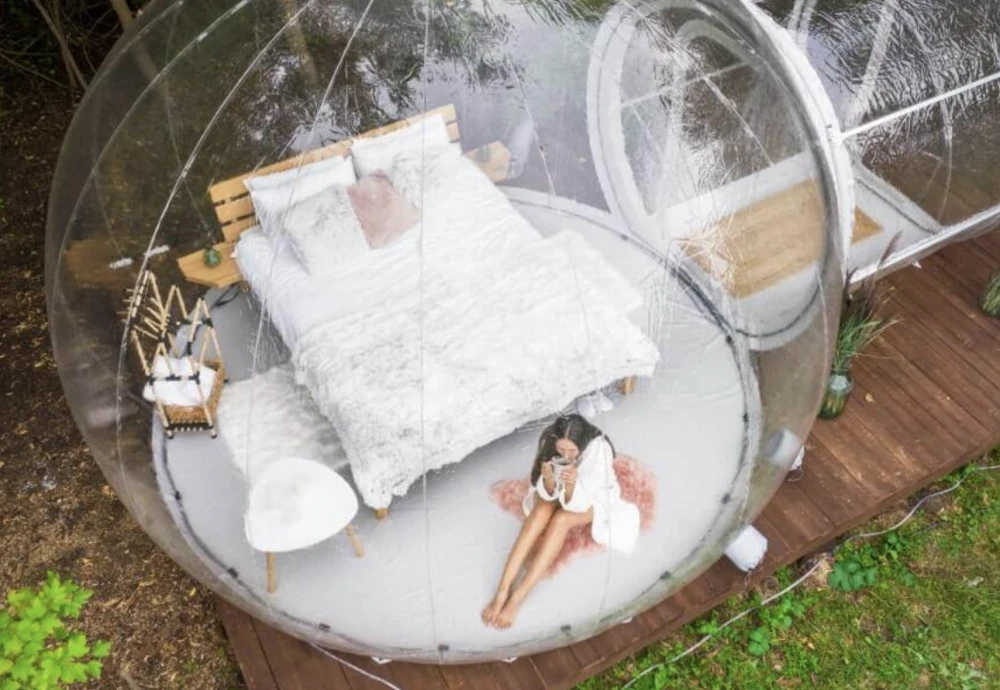 big transparent camping inflatable bubble tent